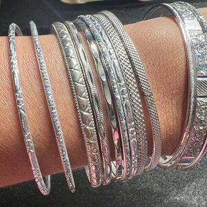 Sparkly, glittery bangles